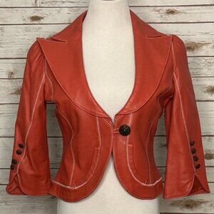 Wilson's Leather 100% leather notch collar jacket